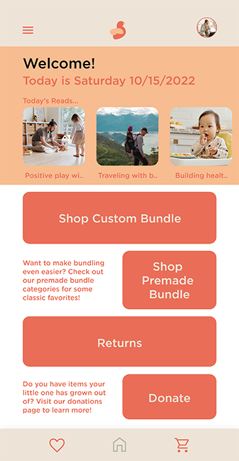 Little Bundle Box Design Old Onboarding Image